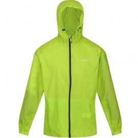 Αντιανεμικά αδιάβροχα μπουφάν Regatta Pack It JTK III Bright kiwi green