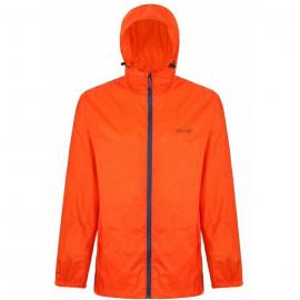 Αντιανεμικά αδιάβροχα μπουφάν Regatta Pack It JTK III magma orange
