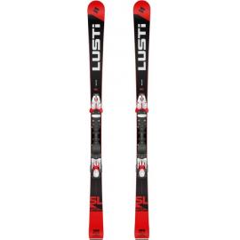 Πέδιλα σκι Lusti RC SL Race Carver + Δέστρα Vist Speedspacer Din 4-12