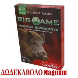 Φυσίγγια κυνηγιού δράμια Lambro Big Game 12 Βολα Magnum