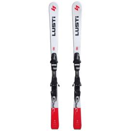 Ελαφρώς μεταχειρισμένα πέδιλα σκι Lusti JRC + Δέστρα Tyrolia SP 7.5 Νο2