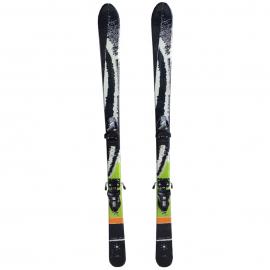 Ελαφρώς μεταχειρισμένα εφηβικά πέδιλα σκι Pale Black Sun + Δέστρα Tyrolia SX4.5 No 2