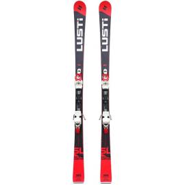 Πολύ ελαφρώς χρησιμοποιημένα πέδιλα σκι Lusti RC SL Race Carver + Δέστρα Vist VSP + Carve plate Speedcom Din 4-12