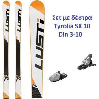 Πέδιλα σκι Lusti SC 74 Sport Carving + Δέστρα Tyrolia SX10 Din 3-10